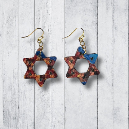 Magen David Earrings - Handmade 7A